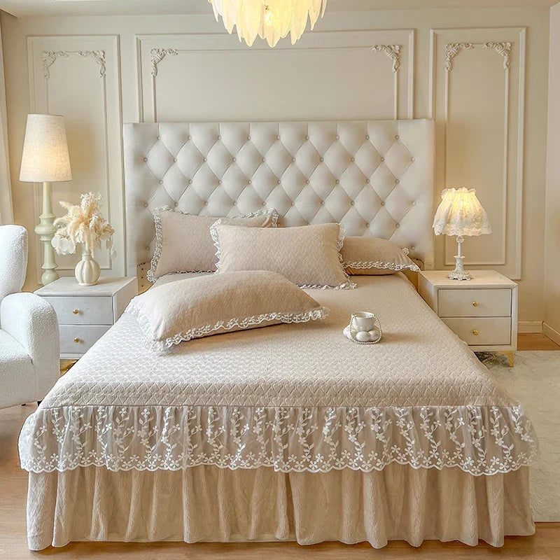 Crystal Velvet Winter Warm Thickened Bedding Set