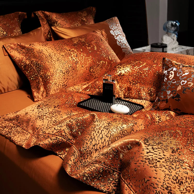 Brocade Jacquard Egyptian Cotton Bedding Set