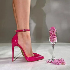 black suede Pointed Toe Super high Heel