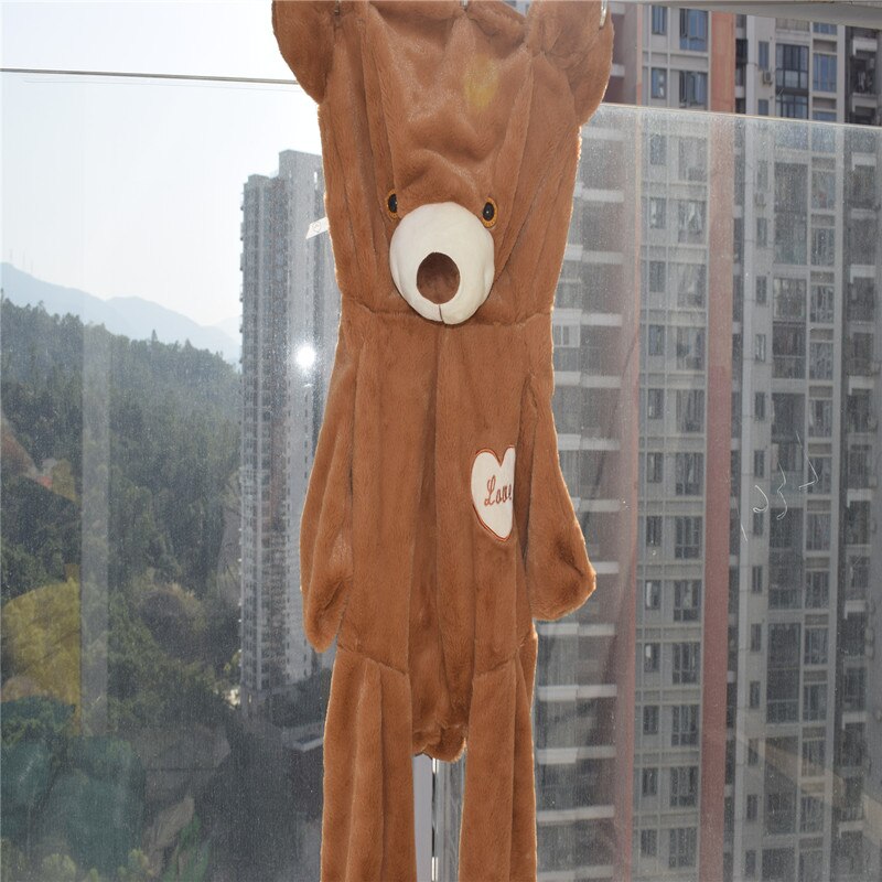 Skin Big Sale 200cm Colorful Giant teddy bear Skin Plush Soft Toy Stuffed Baby Kids baby Pillows Toys For Children free shipping