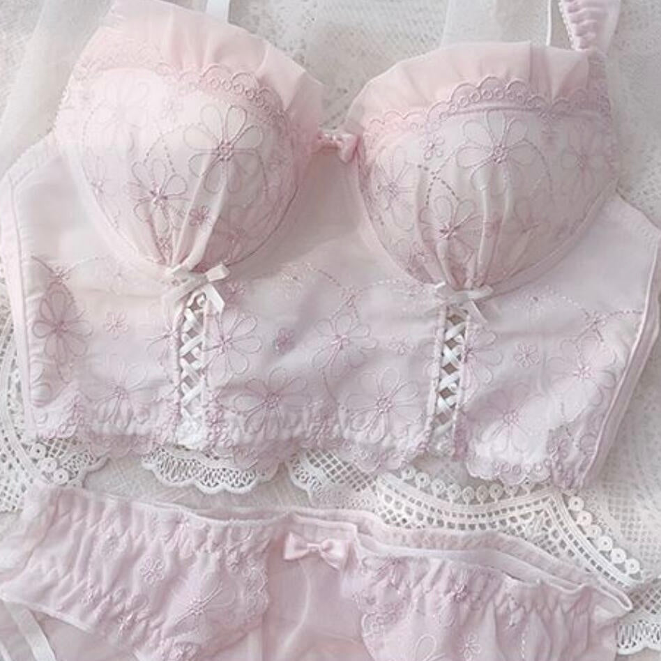 Soft Girl Angel Princess 2-Piece Fairy Lingerie Set