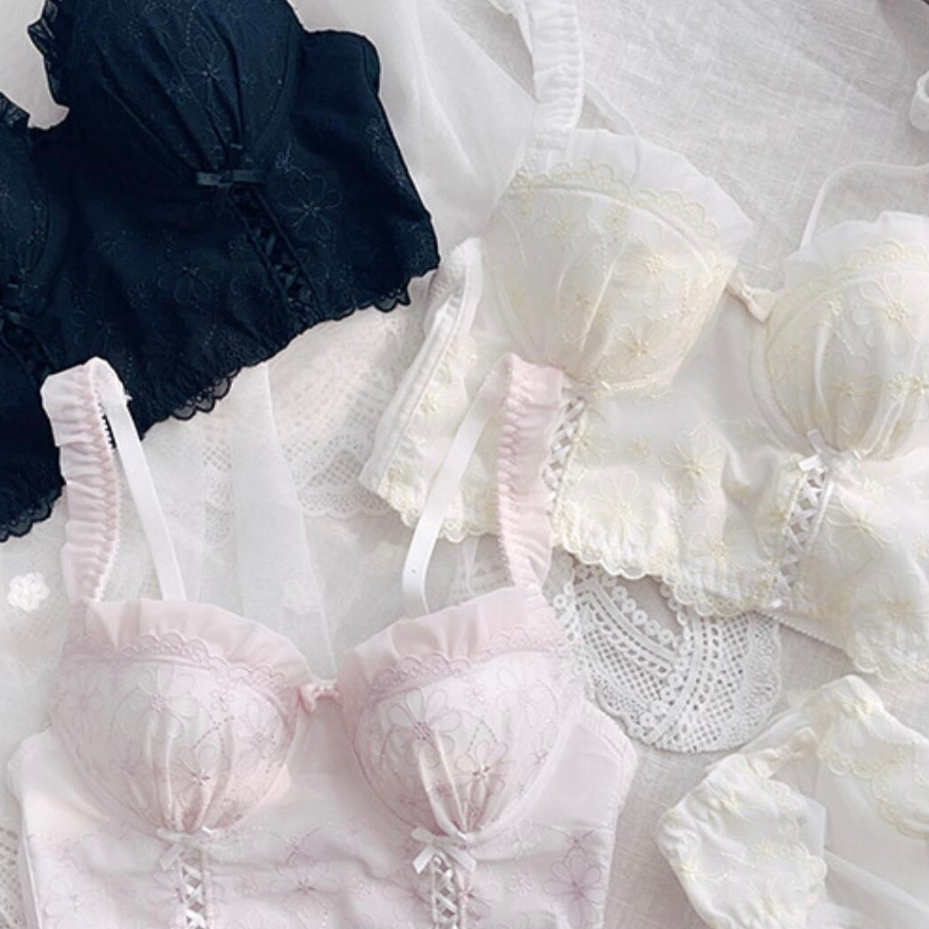Soft Girl Angel Princess 2-Piece Fairy Lingerie Set