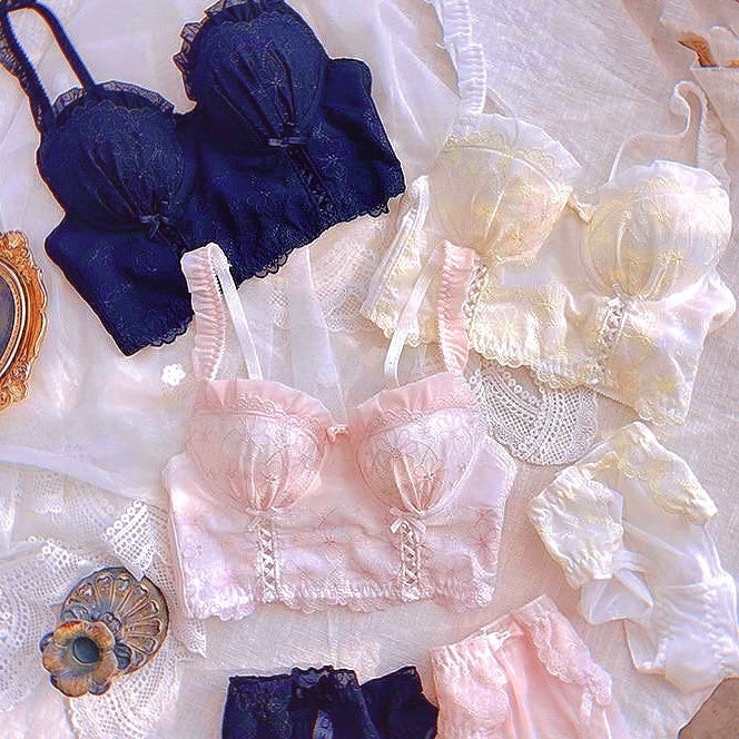 Soft Girl Angel Princess 2-Piece Fairy Lingerie Set