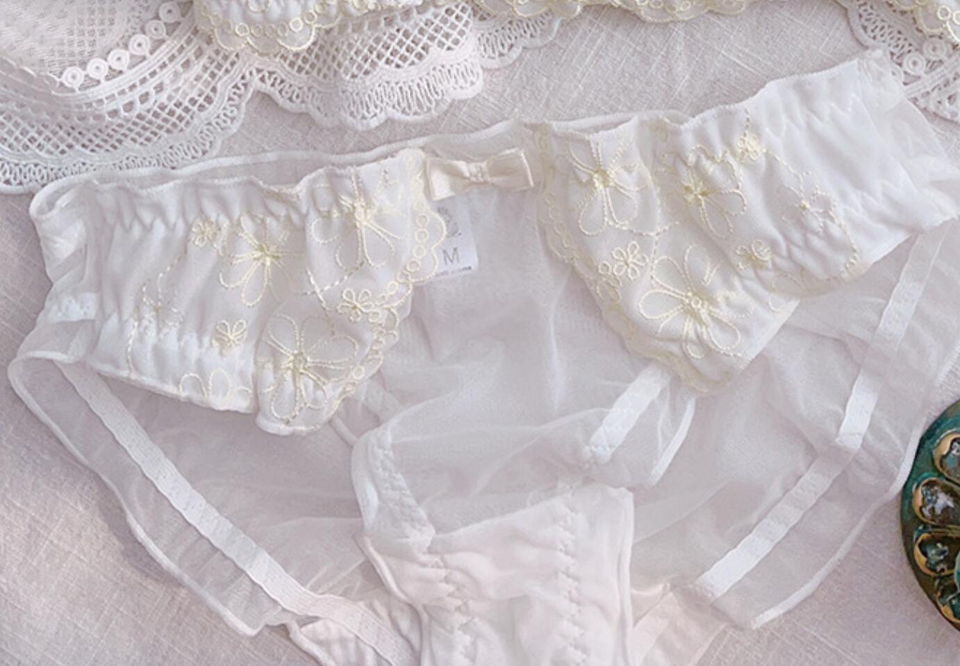 Soft Girl Angel Princess 2-Piece Fairy Lingerie Set
