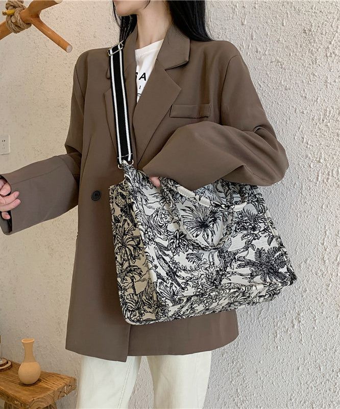 Spring Jacquard Embroidered Large Capacity Handbag