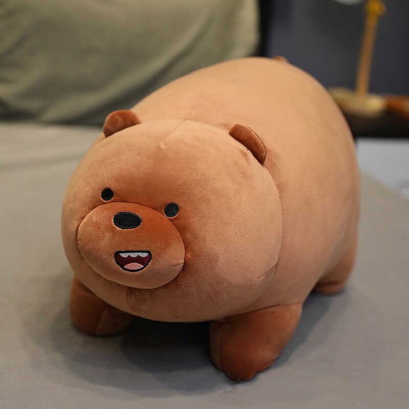 Stand Bare Bear Plüschtiere Kinder Kuscheltiere Cartoon Figur Plüschpuppe Kissen Weiches süßes Plüschzeug Geburtstagsgeschenk Kinder 