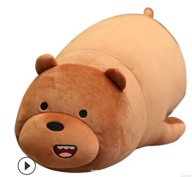 Stand Bare Bear Plüschtiere Kinder Kuscheltiere Cartoon Figur Plüschpuppe Kissen Weiches süßes Plüschzeug Geburtstagsgeschenk Kinder 