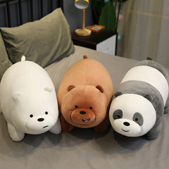 Stand Bare Bear Plüschtiere Kinder Kuscheltiere Cartoon Figur Plüschpuppe Kissen Weiches süßes Plüschzeug Geburtstagsgeschenk Kinder 