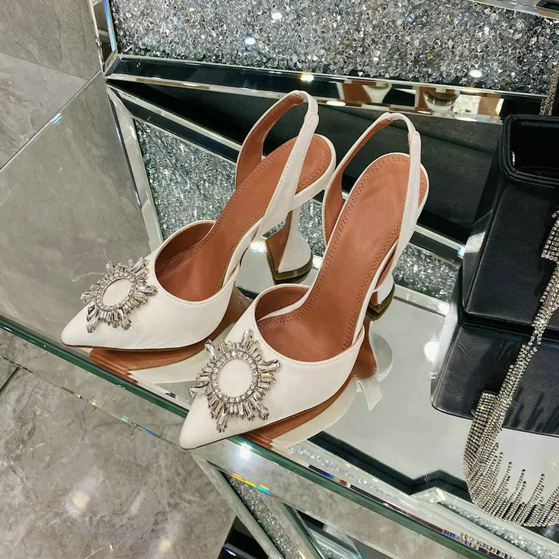 Star style Women Satin Pumps