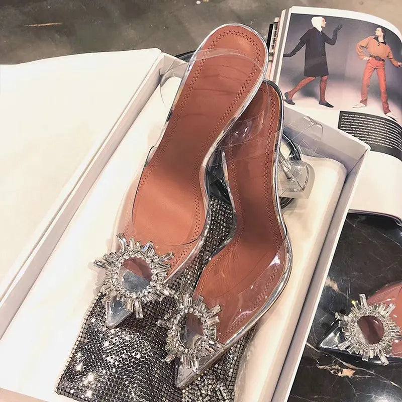 Star style Women Satin Pumps
