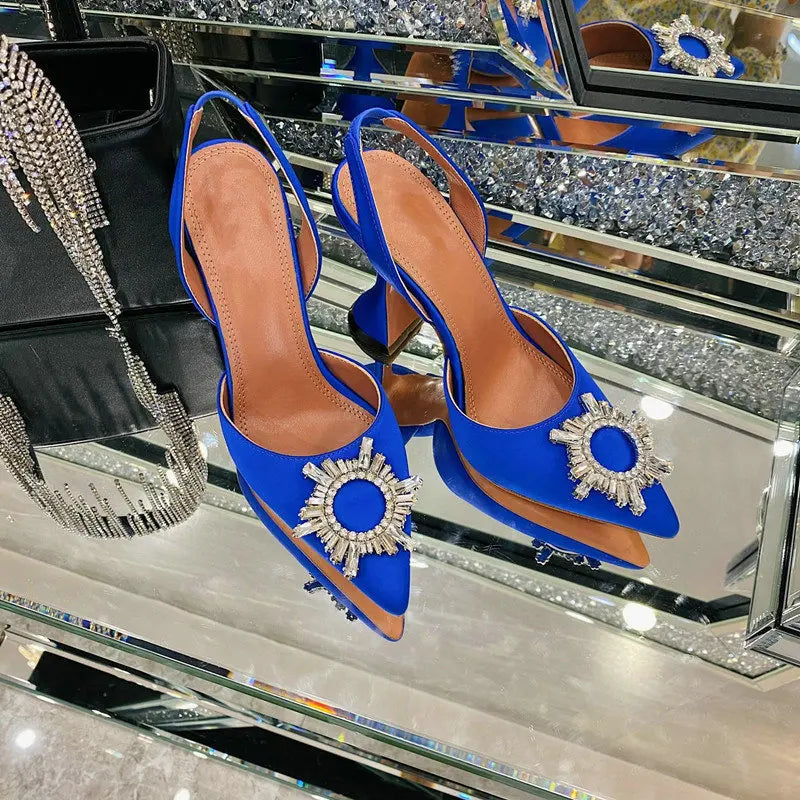 Star style Women Satin Pumps