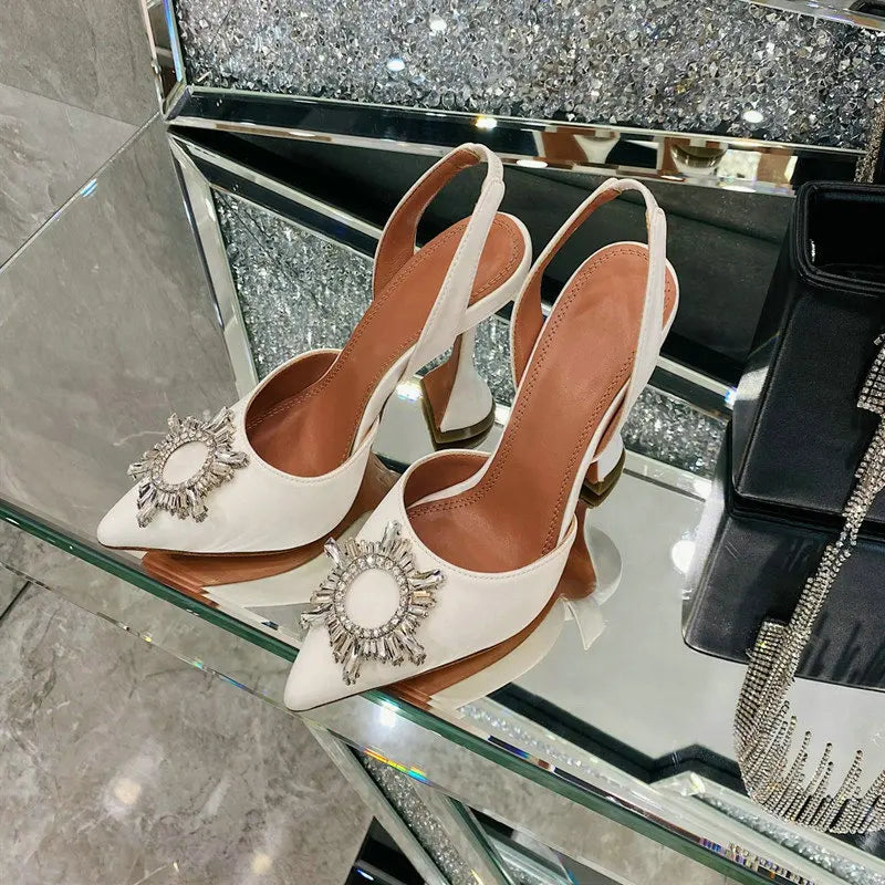 Star style Women Satin Pumps