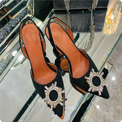 Star style Women Satin Pumps