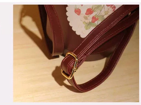 Strawberry Jam Jar Bucket Kawaii Lolita Jfashion Bag