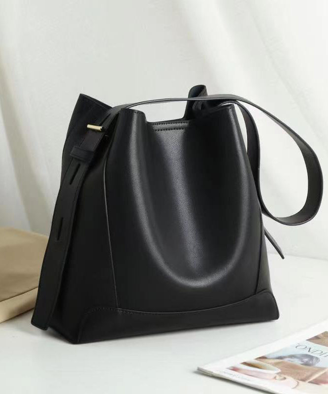 Stylish Light Brown Large Capacity Calf Leather Satchel Bags