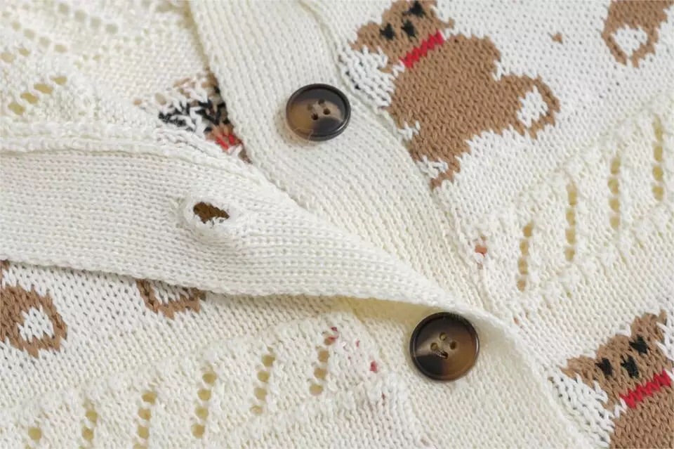 Sweet Bear Kawaii Cardigan