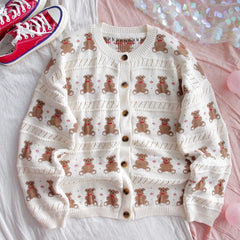 Sweet Bear Kawaii Cardigan