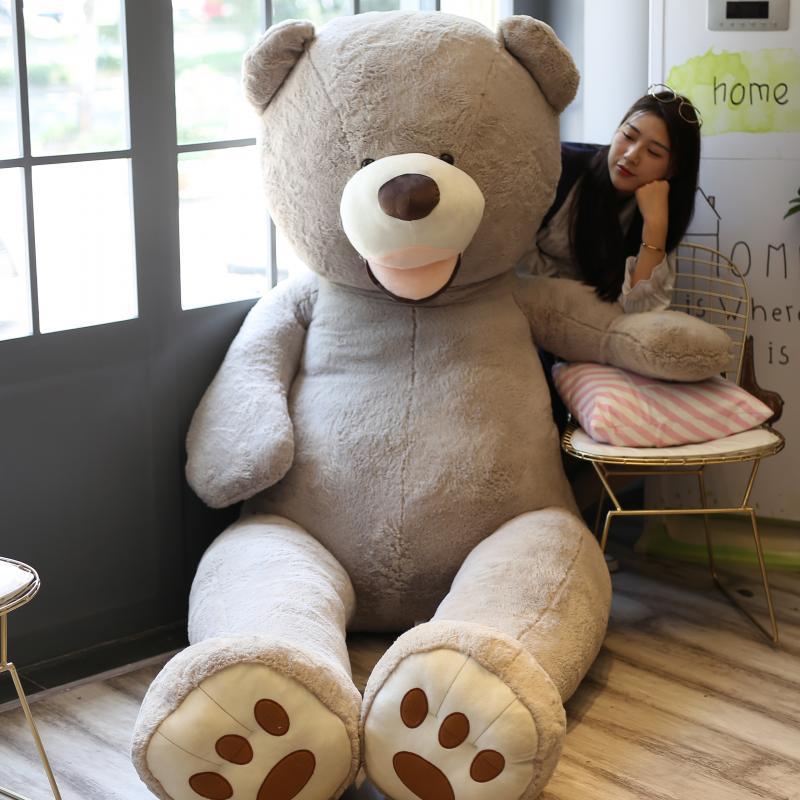 Teddy Bear Huge American Giant Bear Skin Teddy Bear Coat Good Quality Factary Price Soft Toys For Girls