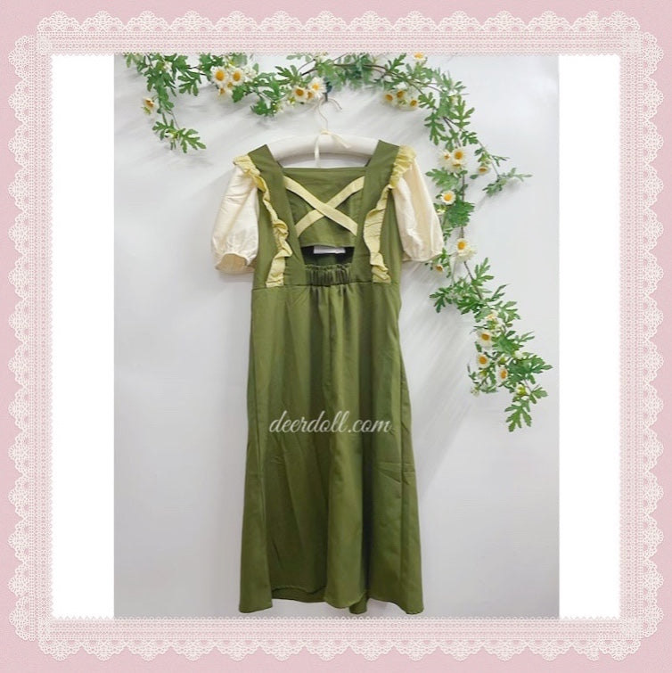 The Green Witch Cottagecore Dress