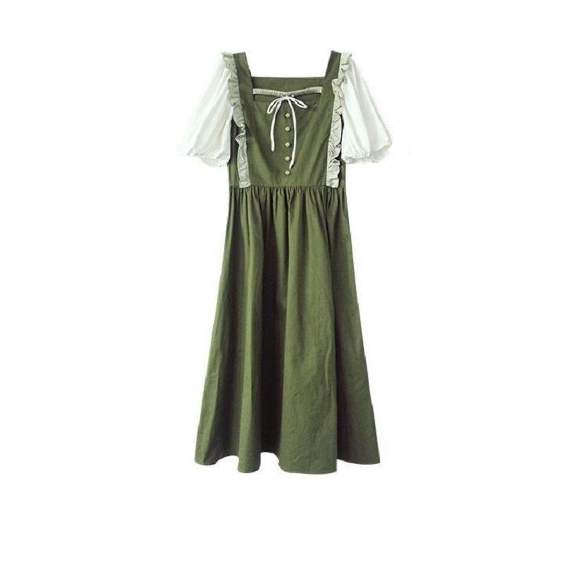 The Green Witch Cottagecore Dress