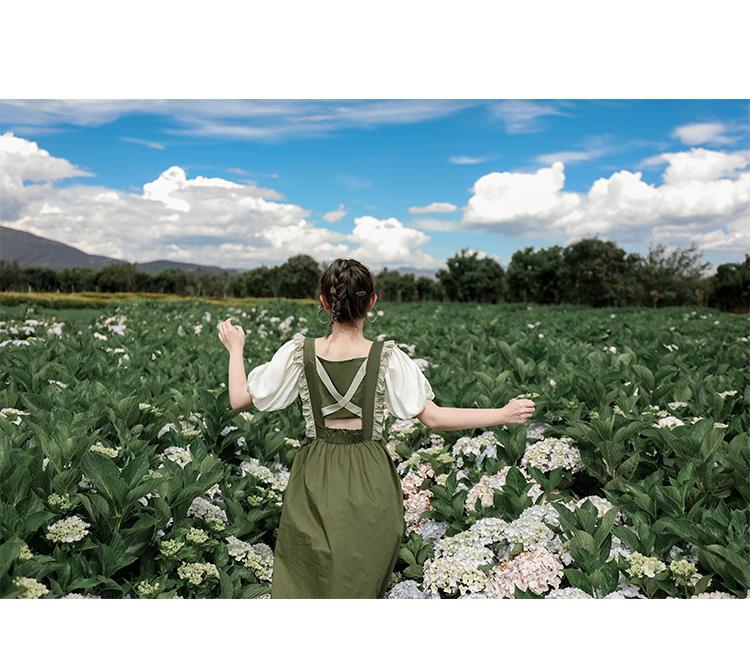 The Green Witch Cottagecore Dress