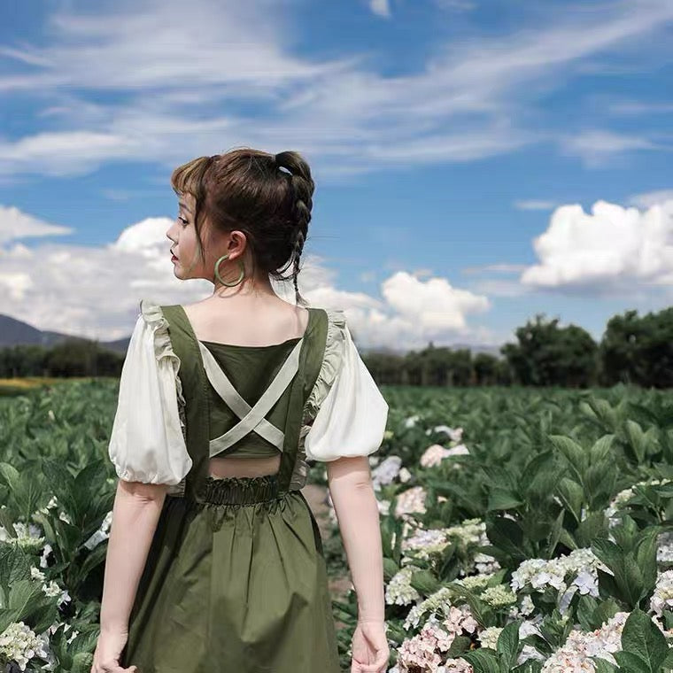 The Green Witch Cottagecore Dress