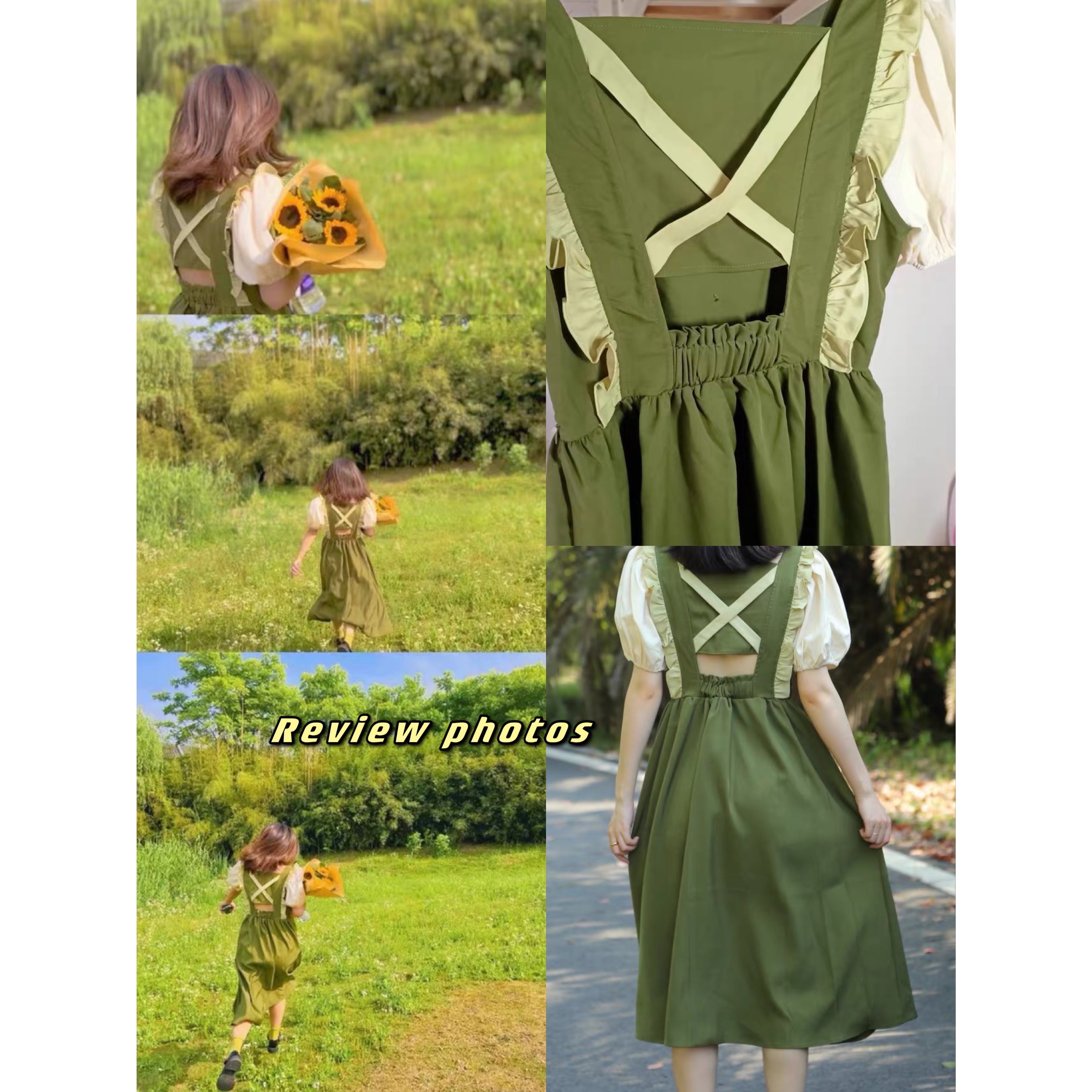 The Green Witch Cottagecore Dress