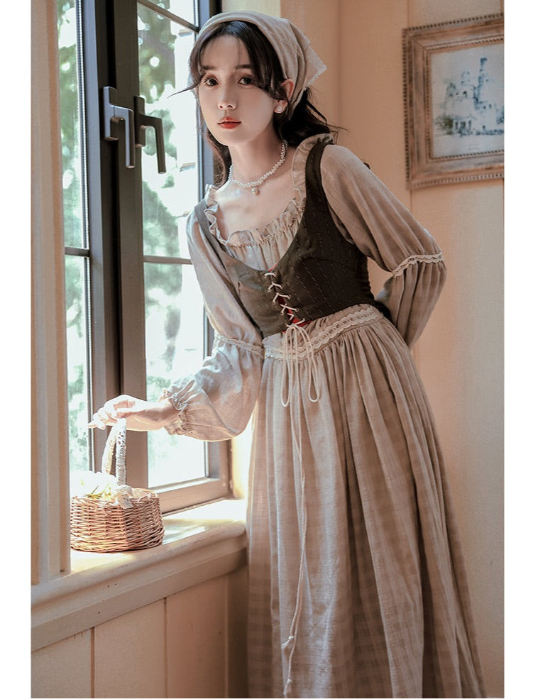 Tree Moss Cottagecore Dress Set
