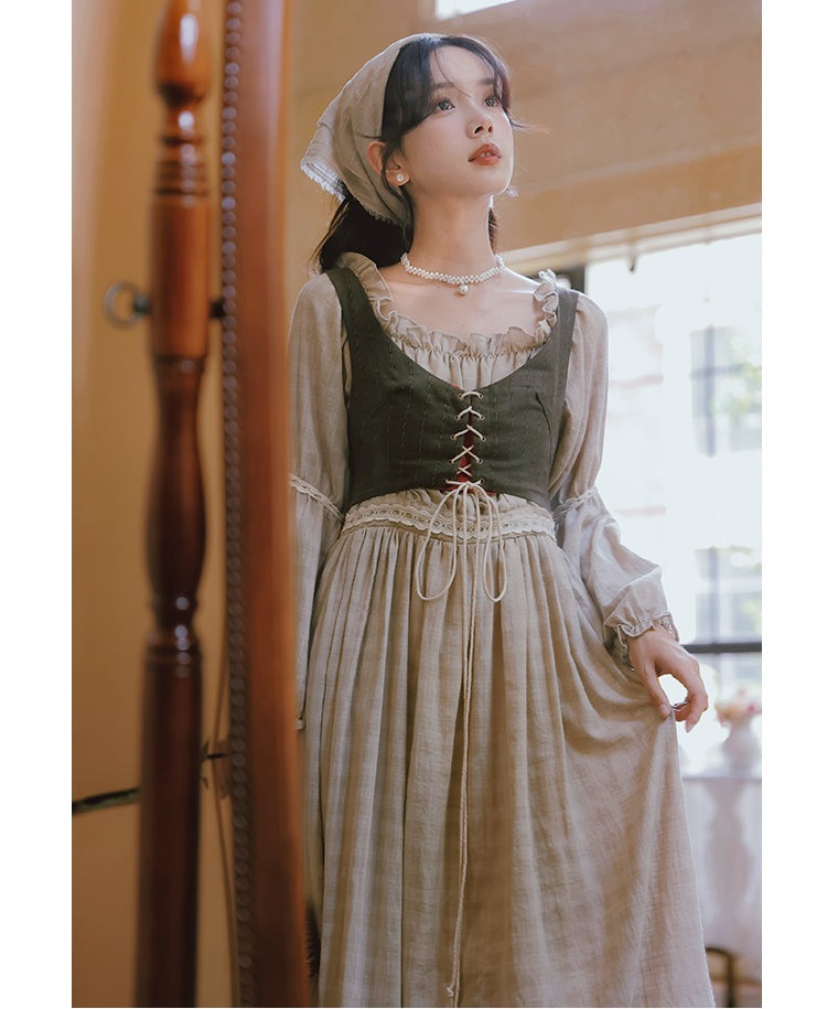 Tree Moss Cottagecore Dress Set