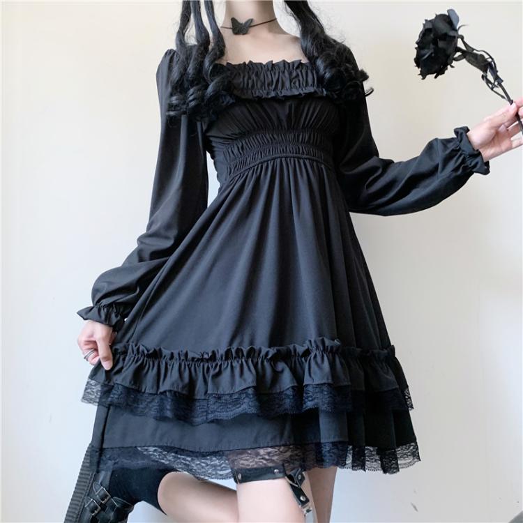 Vampire Tears Gothic Princess Dunkles Lolita Minikleid