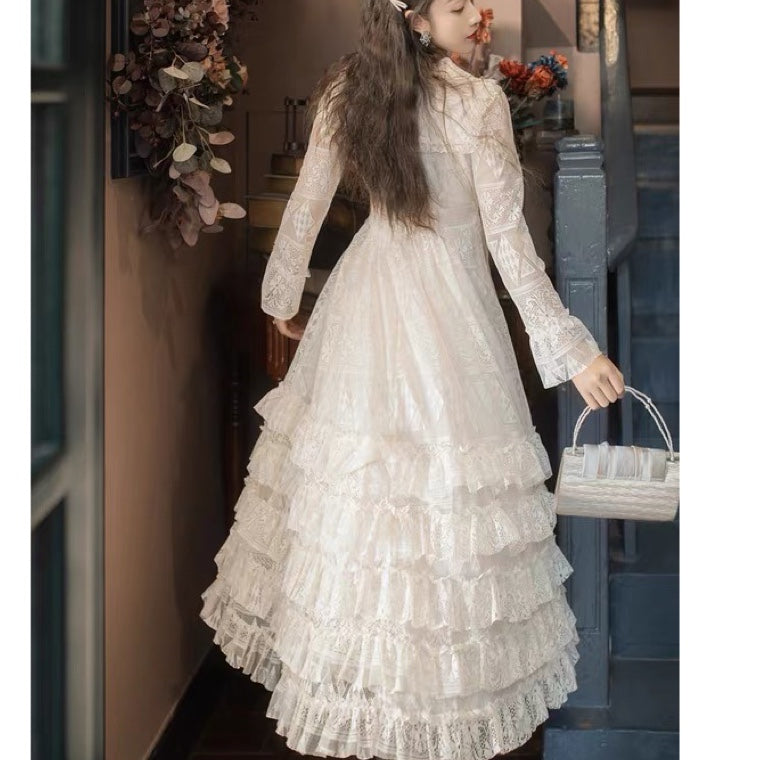 Vintage Chandelier Fairy Lace Dress