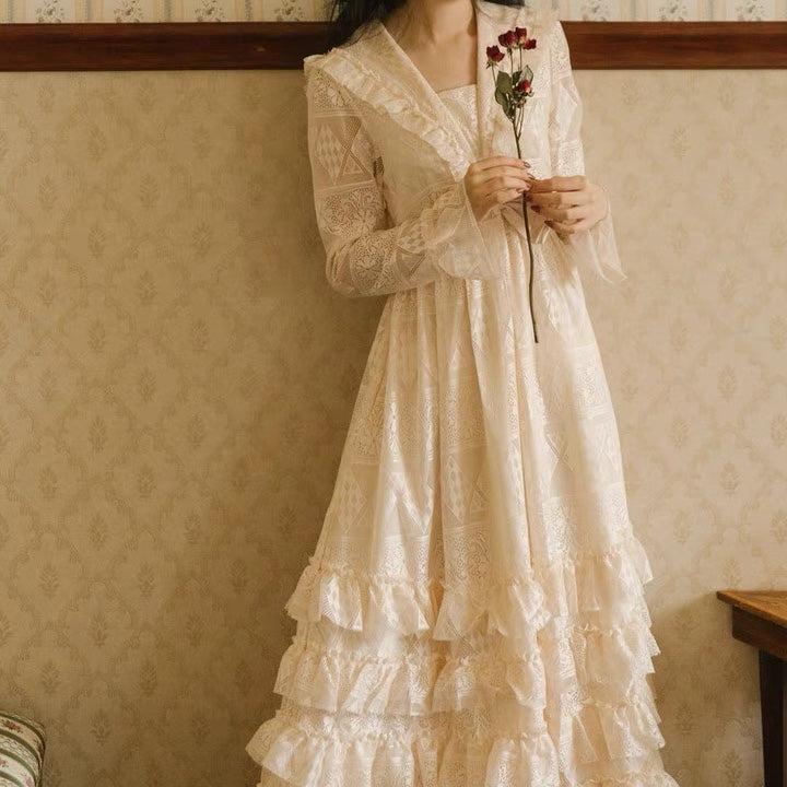 Vintage Chandelier Fairy Lace Dress