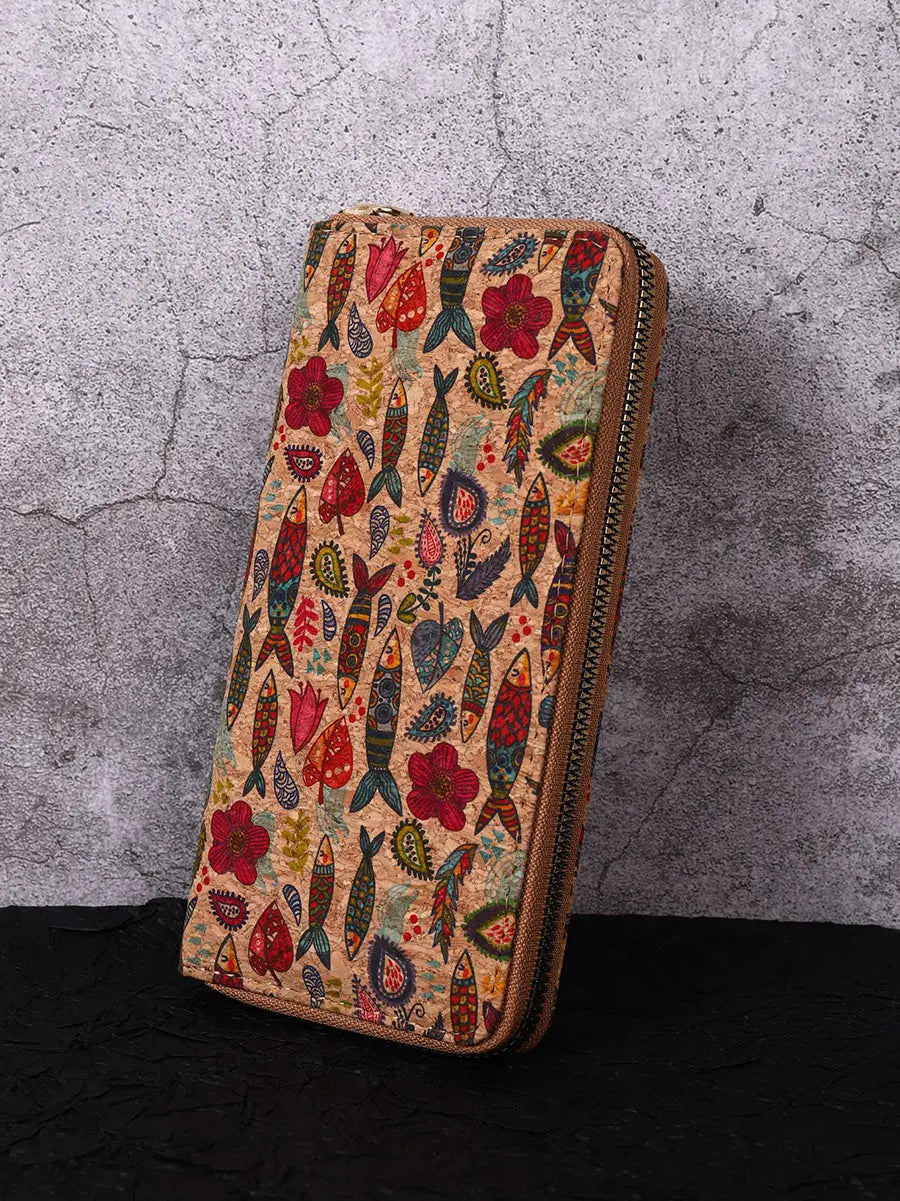 Spliced Multifunction Bag Wallet
