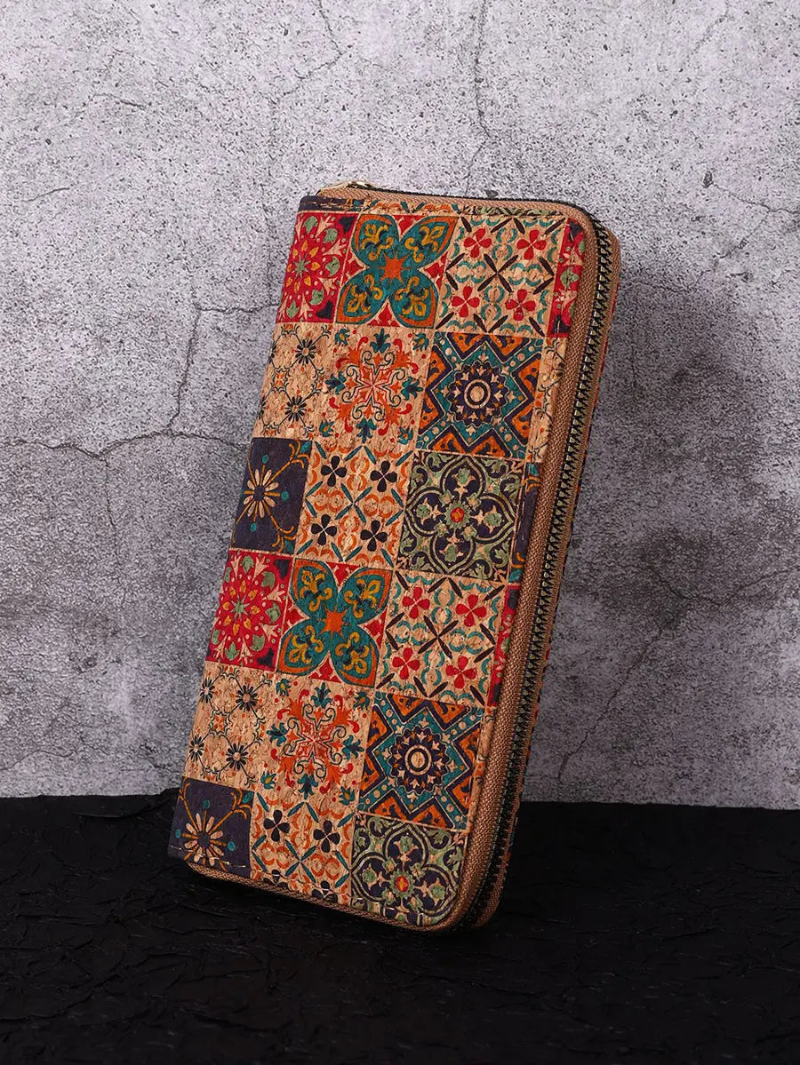 Spliced Multifunction Bag Wallet
