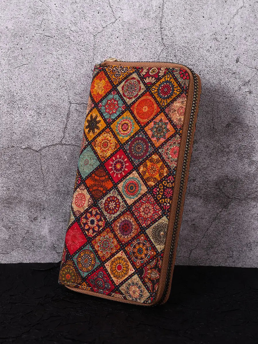Spliced Multifunction Bag Wallet