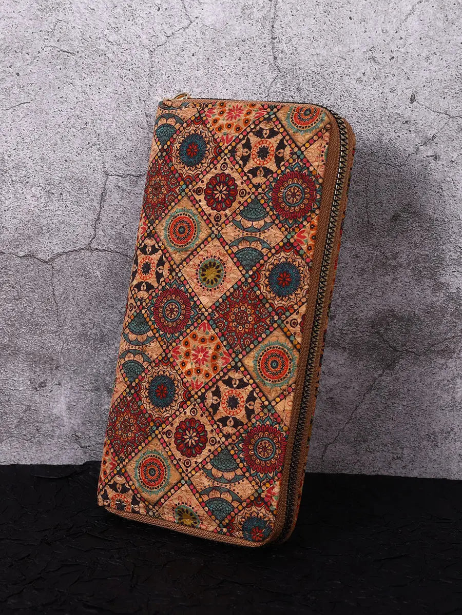 Spliced Multifunction Bag Wallet