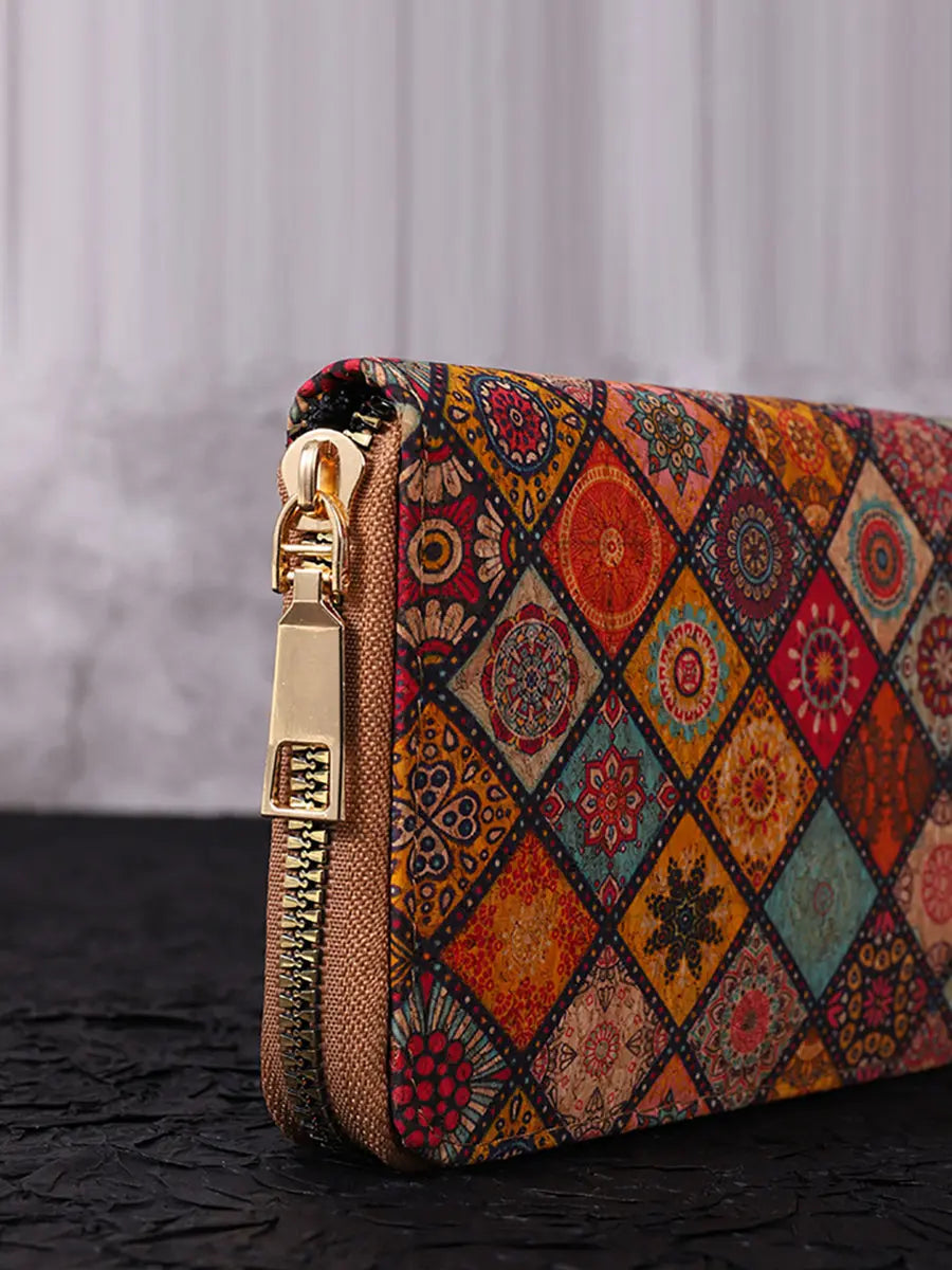 Spliced Multifunction Bag Wallet