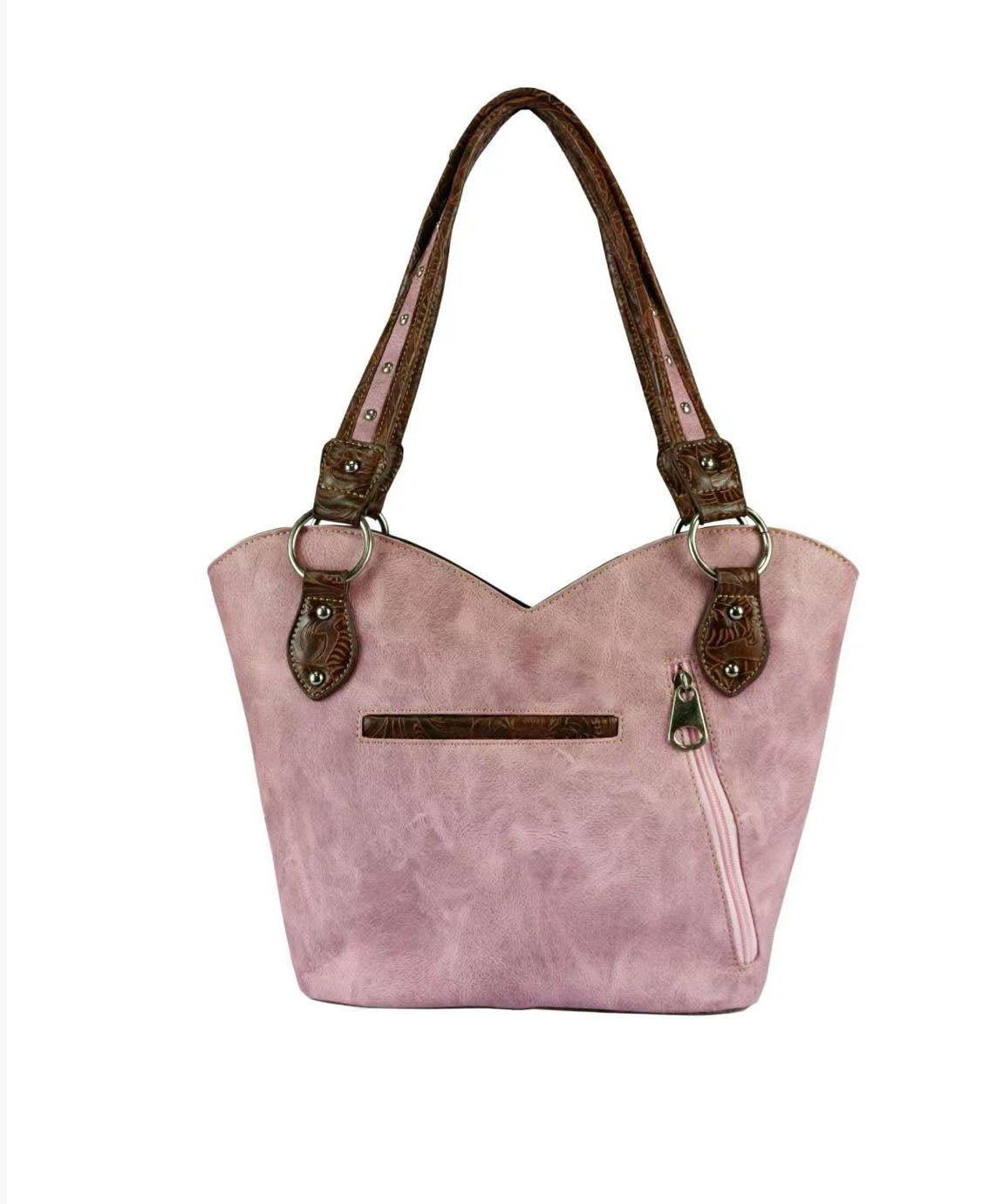 Western Style Hardware Diamond Cross Satchel Bags