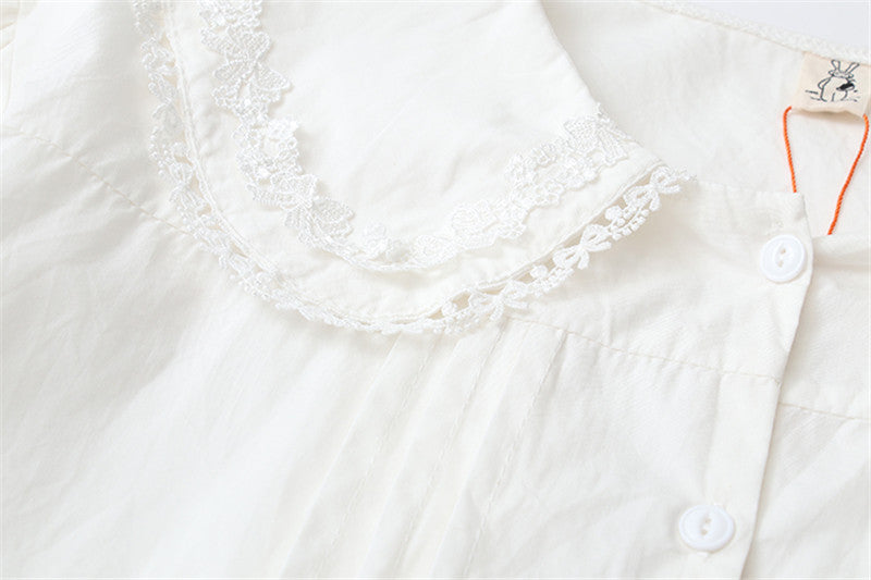 White Bunny Collar Kawaii Lolita Shirt