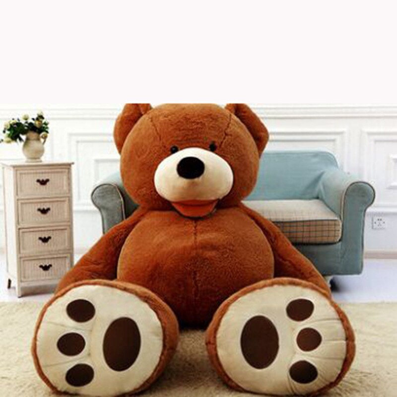 Großhandel 1 mt-2,6 mt Amerikanischen Riesenbärenhaut Teddybär Weiche Plüschtiere Für Kinder Baby Brinquedos Gute Qualität günstigen Preis 