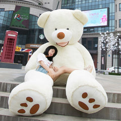 Großhandel 1 mt-2,6 mt Amerikanischen Riesenbärenhaut Teddybär Weiche Plüschtiere Für Kinder Baby Brinquedos Gute Qualität günstigen Preis 