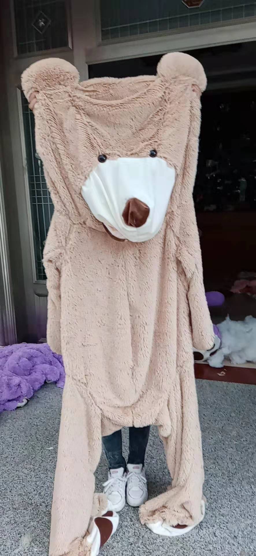 Großhandel 1 mt-2,6 mt Amerikanischen Riesenbärenhaut Teddybär Weiche Plüschtiere Für Kinder Baby Brinquedos Gute Qualität günstigen Preis 