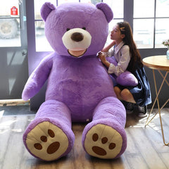 Großhandel 1 mt-2,6 mt Amerikanischen Riesenbärenhaut Teddybär Weiche Plüschtiere Für Kinder Baby Brinquedos Gute Qualität günstigen Preis 