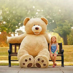 Großhandel 1 mt-2,6 mt Amerikanischen Riesenbärenhaut Teddybär Weiche Plüschtiere Für Kinder Baby Brinquedos Gute Qualität günstigen Preis 