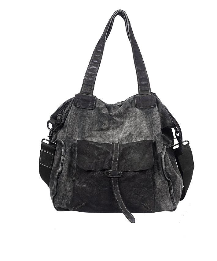 Women Large Capacity Travel Canvas Crossbody Bag