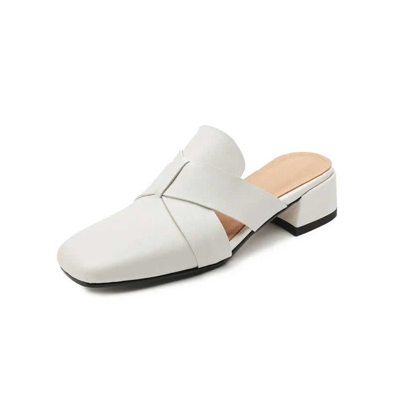 cowhide square toe
