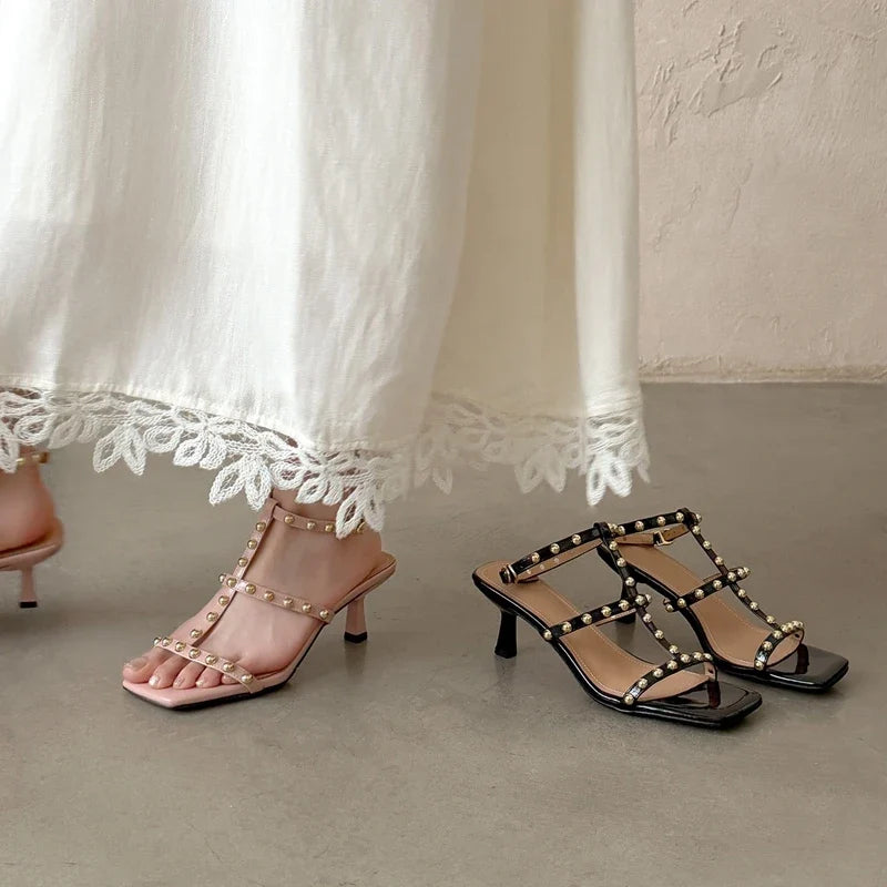 Exposed Toe High Heels