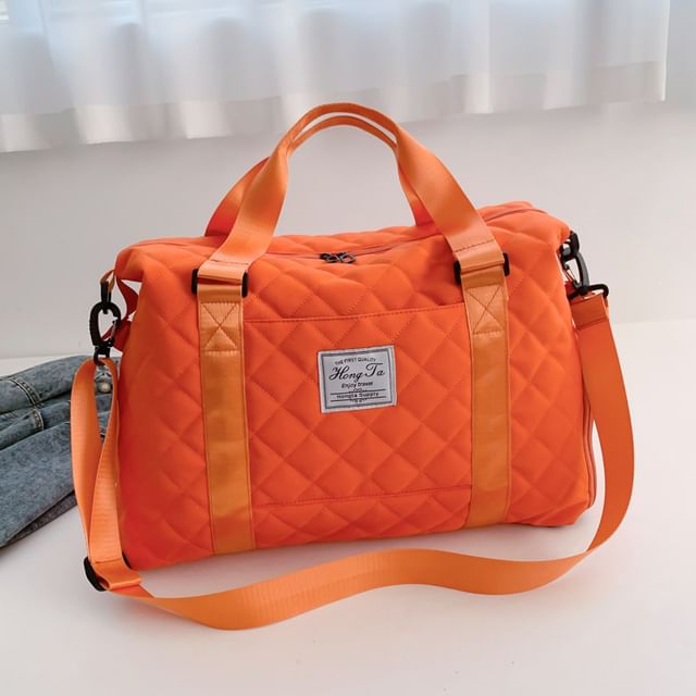 Carryall Quilted Applique Bag