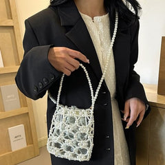 Designs) Crossbody Bag Faux Pearl (Various