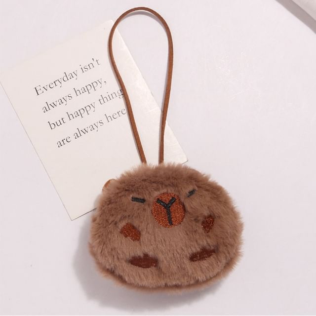Capybara Chenille Bag Charm